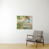 ギリシャの女の子オンザショアホアキンソロラYバスティダ タペストリー (インサイチュ(横))