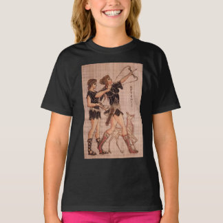 ギリシャの女神のArtemisの基本的な女の子のTシャツ Tシャツ