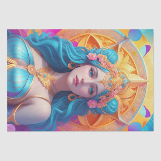 ギリシャの女神アフロディーテの輝き 薄葉紙 (正面)