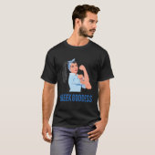 ギリシャの女神ストロングオパギリシャプライド国旗 Tシャツ (正面フル)