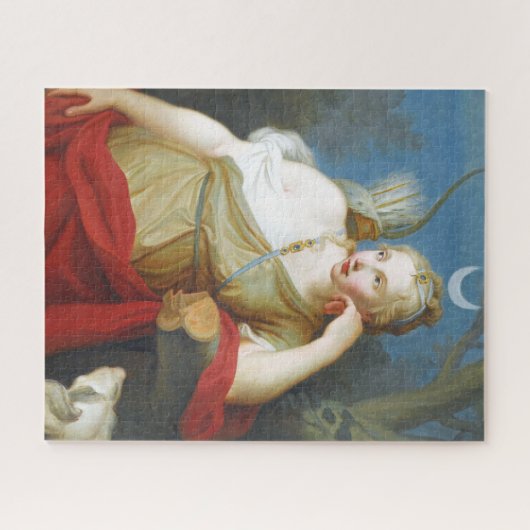 ギリシャの女神ダイアナの狩り ジグソーパズル (横)