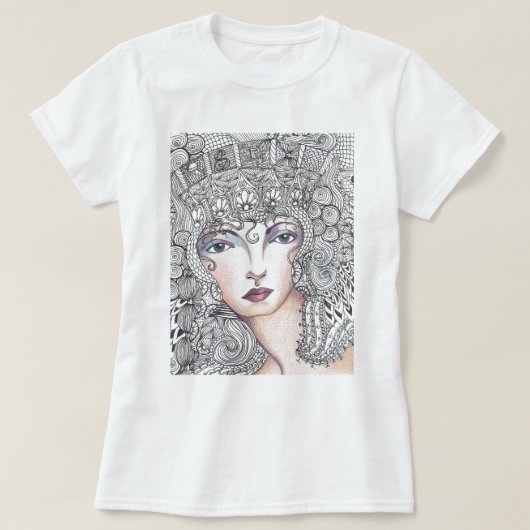 ギリシャの女神 Tシャツ (デザイン正面)