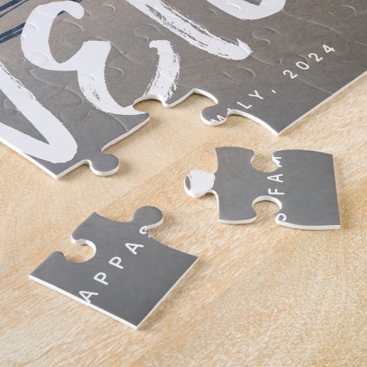 ギリシャの家族1枚の写真をペルソナズライズ水平 ジグソーパズル (側面)