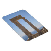 ギリシャの寺院の柔軟な写真 マグネット (右側)