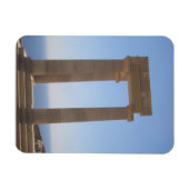 ギリシャの寺院の柔軟な写真 マグネット (横)