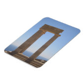 ギリシャの寺院の柔軟な写真 マグネット (左側)