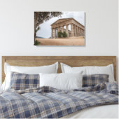 ギリシャの寺院セゲスタ，シチリア キャンバスプリント (インサイチュ (寝室))