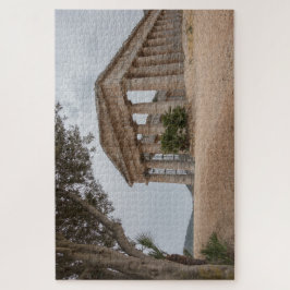 ギリシャの寺院セゲスタ，シチリア ジグソーパズル