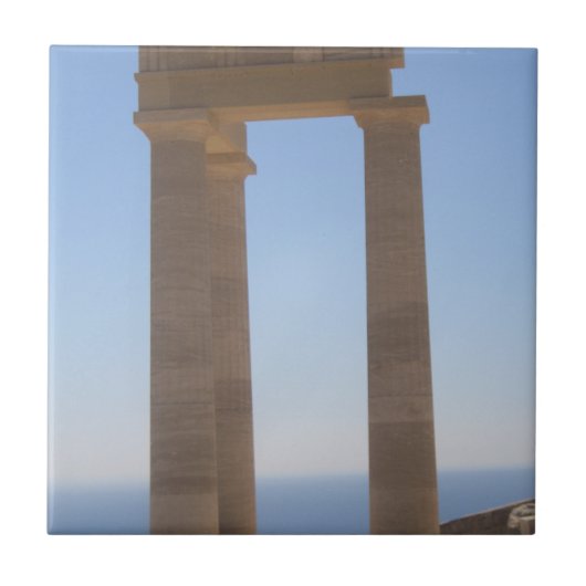 ギリシャの寺陶瓦 タイル (正面)