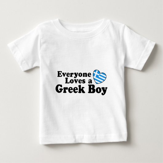 ギリシャの少年 ベビーTシャツ (正面)