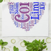 ギリシャの島の台所タオル キッチンタオル (折り畳み)