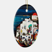 ギリシャの島の夢 セラミックオーナメント (右)