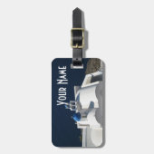 ギリシャの島 ラゲッジタグ (正面縦)