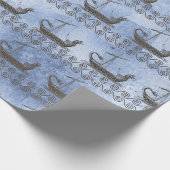 ギリシャの帆船と海図 ラッピングペーパー (角)