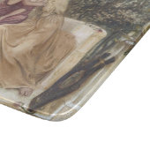 ギリシャの庭でのサポーとエリンナ（レズビアンの愛） カッティングボード (角)