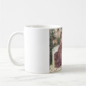 ギリシャの庭でのサポーとエリンナ（レズビアンの愛） コーヒーマグカップ (左)