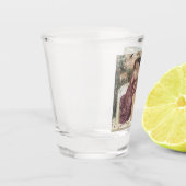 ギリシャの庭でのサポーとエリンナ(レズビアンの愛) ショットグラス (左)