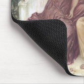 ギリシャの庭でのサポーとエリンナ（レズビアンの愛） マウスパッド (コーナー)