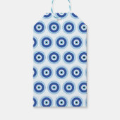 ギリシャの悪い目のギリシャ鍵 ギフトタグ (正面)