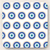 ギリシャの悪い目のギリシャ鍵 コースター (正面)