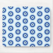 ギリシャの悪い目のギリシャ鍵 マウスパッド (正面)