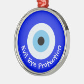 ギリシャの悪い目 メタルオーナメント (左)