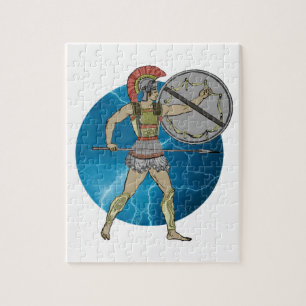 ギリシャの戦士のパズル(2)のサイズ ジグソーパズル