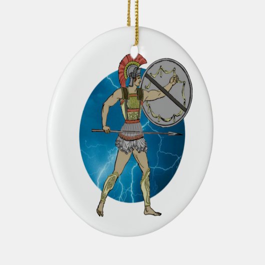 ギリシャの戦士 セラミックオーナメント (右)