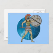 ギリシャの戦士 ポストカード (正面/裏面)
