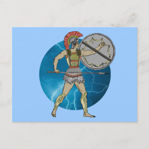 ギリシャの戦士 ポストカード