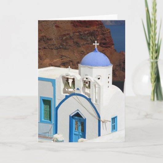 ギリシャの教会カード カード (正面)