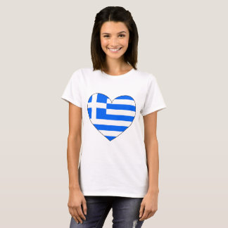 ギリシャの旗のシンプル Tシャツ