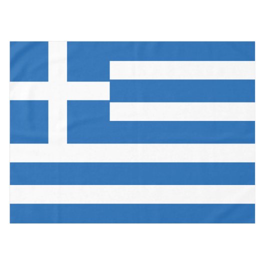 ギリシャの旗のテーブルクロス テーブルクロス (正面(横))