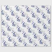 ギリシャの旗の地図 ラッピングペーパー (フラット)