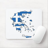 ギリシャの旗の地図GR マウスパッド (マウス)