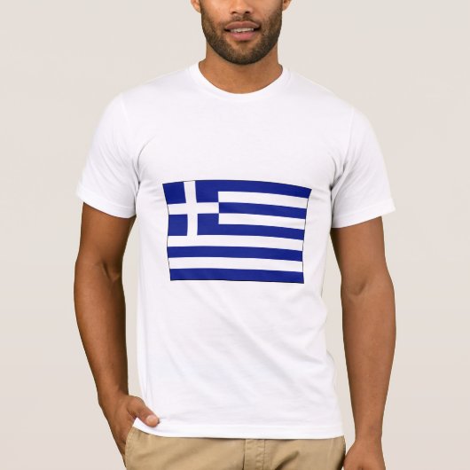 ギリシャの旗インターナショナル Tシャツ (正面)