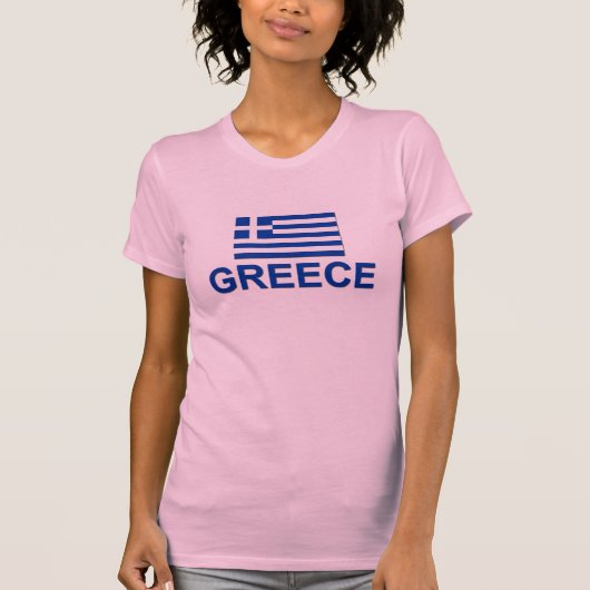 ギリシャの旗1 Tシャツ (正面)