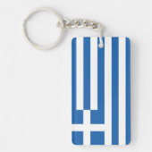 ギリシャの旗 キーホルダー (正面)