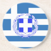 ギリシャの旗 コースター (正面)