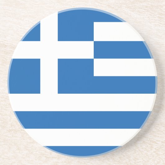 ギリシャの旗 コースター (正面)