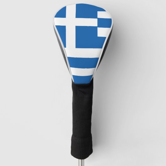 ギリシャの旗 ゴルフヘッドカバー (正面)