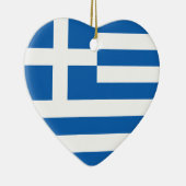 ギリシャの旗 セラミックオーナメント (右)