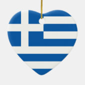 ギリシャの旗 セラミックオーナメント (裏面)