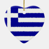 ギリシャの旗 セラミックオーナメント (裏面)