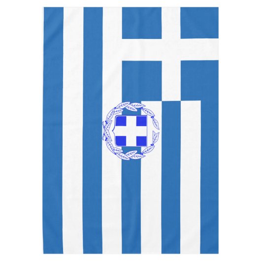 ギリシャの旗 テーブルクロス (正面)