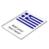 ギリシャの旗 ノートブック (左側)
