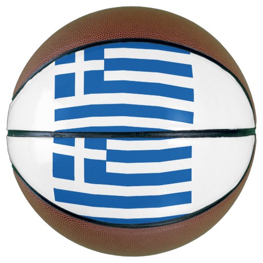 ギリシャの旗 バスケットボール (正面)