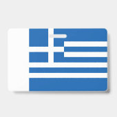 ギリシャの旗 バッジ (裏面)