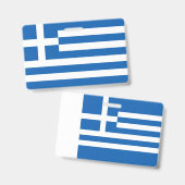 ギリシャの旗 バッジ (正面＆裏面)