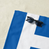 ギリシャの旗 ビーチタオル (インサイチュ)